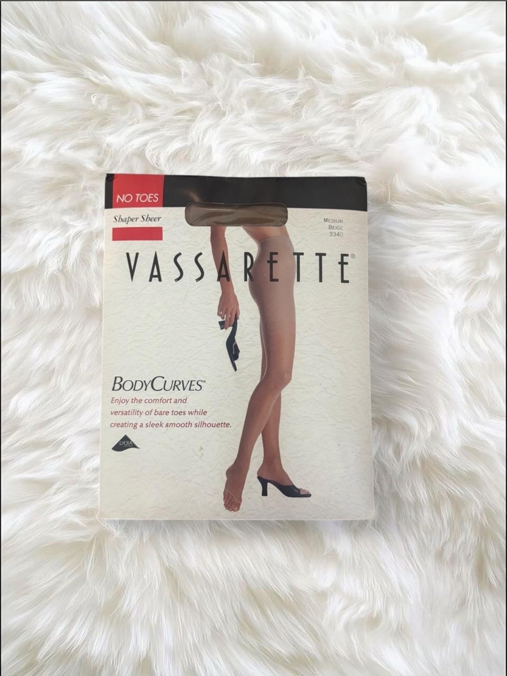 Vassarette No Toes Shaper Sheer Body Curves Tights